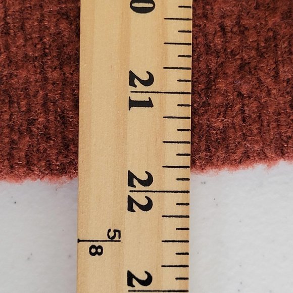 Red by EX Madder Brown Off Shoulder Cable Knit Sweater Women Size XS NWT - Picture 5 of 9